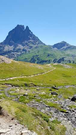 The majesty of Nature mountains and tranquilityの写真素材