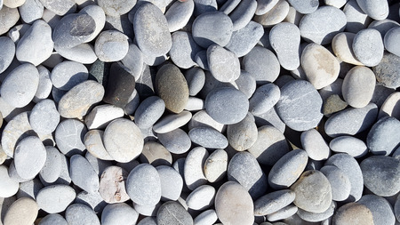 background of small gravel stone textureの写真素材