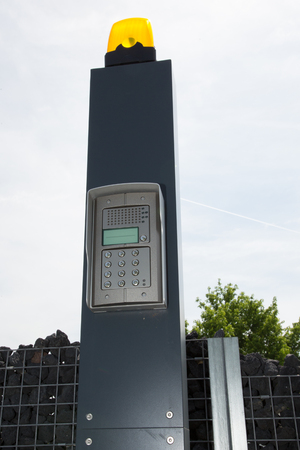 Digital safety door panel for security on the screen panel