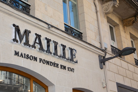 Bordeaux, Aquitaine / France - March 22 2019 : Maille Boutique really is a candy shop for savoury...