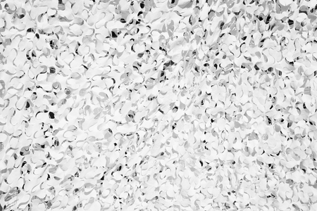 Texture military camouflage nets snow or white leaf camouflage for clear backgroundの写真素材