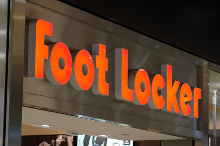 Bordeaux , Aquitaine / France - 09 24 2019 : Foot Locker sign store shop American sportswear and footwear retailerのeditorial素材