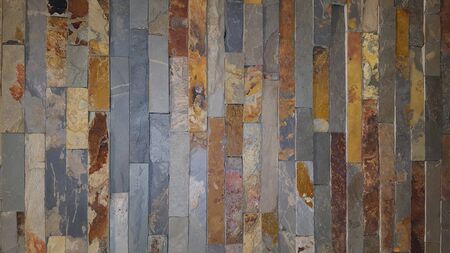 Stone rusty grey brown wall background