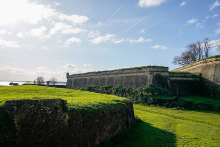 Blaye Citadel village site in Gironde France