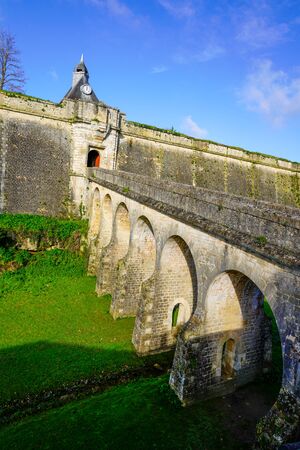 Blaye Citadel in Gironde estuary Franceの写真素材