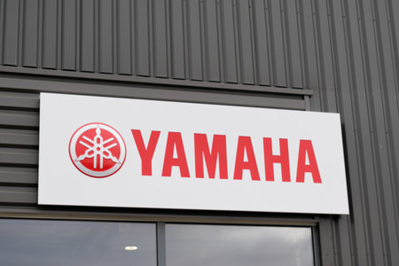 Bordeaux , Aquitaine / France - 01 15 2020 : Yamaha motorcycle logo sign store shop motorbikesのeditorial素材