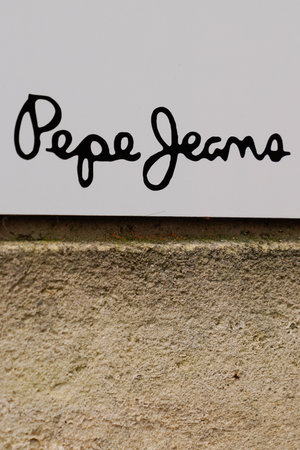 Bordeaux , Aquitaine / France - 01 22 2020 : pepe jeans logo clothing store shop sign building...