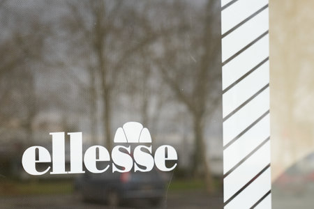Bordeaux , Aquitaine / France - 01 15 2020 : Ellesse sign logo store Italian sports apparel shop...