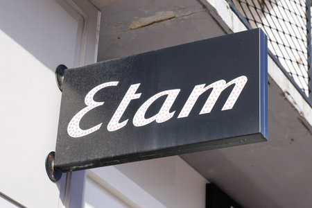 Bordeaux , Aquitaine / France - 02 15 2020 : Etam sign shop logo store brand clothing retailer for...