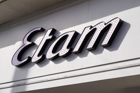 Bordeaux , Aquitaine / France - 02 15 2020 : Etam sign shop logo store brand clothing retailer for woman clothingのeditorial素材