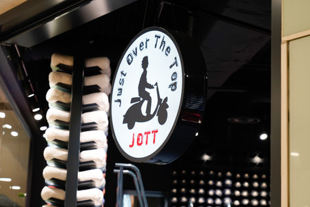 Bordeaux , Aquitaine / France - 01 15 2020 : jott Just over the top logo sign store signage shop chain streetwear fashion storesのeditorial素材