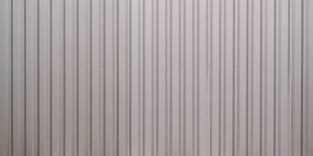 Grey texture metal banner gray corrugated backgroundの写真素材