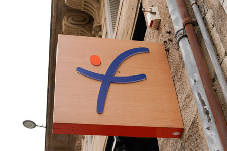 Bordeaux , Aquitaine / France - 05 12 2020 : france loisirs logo sign shop on building facade brand sign storeのeditorial素材