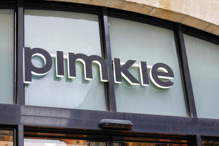 Bordeaux , Aquitaine / France - 05 12 2020 : Pimkie logo store French sign chain shop provides clothing accessories footwear brandのeditorial素材