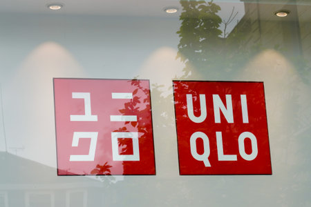 Bordeaux , Aquitaine / France - 05 12 2020 : Uniqlo logo sign store clothing shop front Japanese casual wear designer brandのeditorial素材