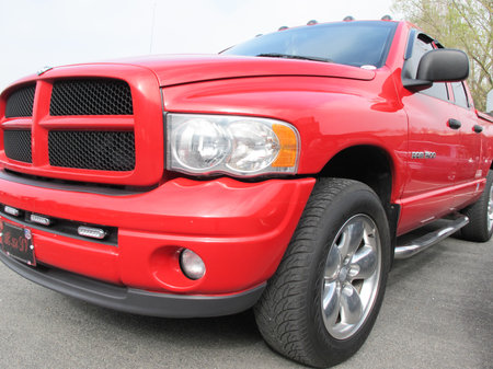 Bordeaux , Aquitaine / France - 06 10 2020 : Dodge Ram 1500 Pickup car in front detail view of red truckのeditorial素材