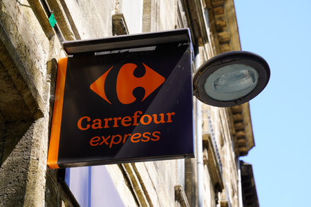 Bordeaux, Aquitaine / France - 07 07 2020: sushi shop text logo sign of restaurant of japan concept sushishopのeditorial素材