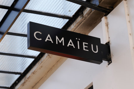 Bordeaux, Aquitaine / France - 07 22 2020: camaieu logo text and sign for store CamaÃ¯eu shop french clothing for womenのeditorial素材