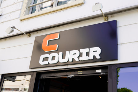Bordeaux, Aquitaine / France - 07 22 2020: Running store with c logo sign outside shop brand foot footwear retailerのeditorial素材