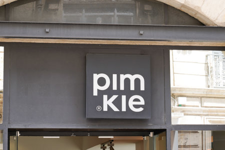 Bordeaux, Aquitaine / France - 08 10 2020: Pimkie logo sign and text of store French chain shop clothes for womenのeditorial素材