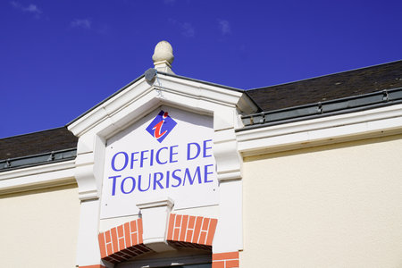 Bordeaux, Aquitaine / France - 08 10 2020: office de tourisme text sign and logo means information center in french country for tourist and tourism activityのeditorial素材