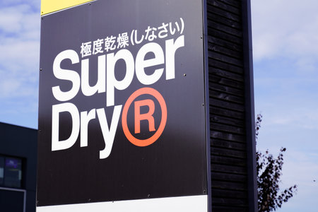 Bordeaux, Aquitaine / France - 09 20 2020: Superdry logo and text sign front of british shop branded clothing company storeのeditorial素材