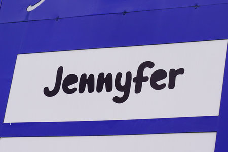 Bordeaux, Aquitaine / France - 10 01 2020: jennyfer logo and text sign front of clothing store specialized for teenager girls