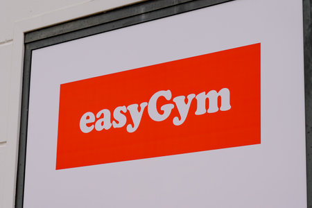Bordeaux, Aquitaine / France - 10 10 2020: EasyGym logo and sign of gymnasium fitness club easy gymのeditorial素材