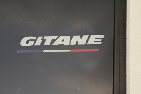 Bordeaux, Aquitaine / France - 11 01 2020: Gitane logo and text sign front of seller flag French manufacturer of bicycles gypsy in franceのeditorial素材