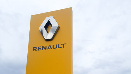 Bordeaux, Aquitaine / France - 11 11 2020: Renault dealership store car logo and text sign of french...