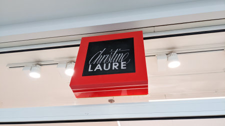 Bordeaux, Aquitaine France - 12 15 2020: Christine Laure sign and logo text on windows shop entrance for fashion clothes brand store and clothing boutiqueのeditorial素材