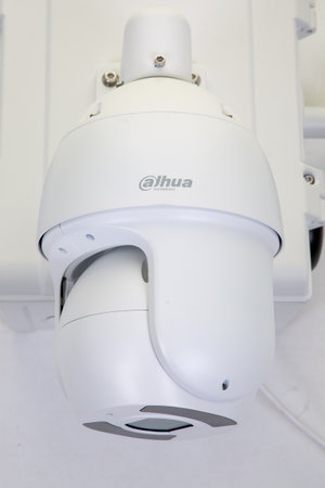 Bordeaux, Aquitaine France - 12 25 2020: Dahua Technology logo brand and text sign on CCTV cameras video surveillance productのeditorial素材