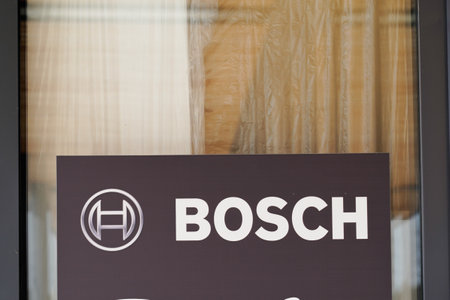 Bordeaux, Aquitaine France - 02 25 2021: bosch brand logo shop and text sign for germain seller repair storeのeditorial素材