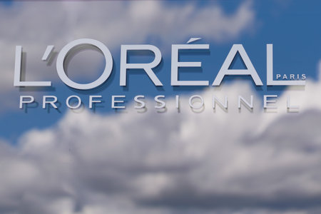 Bordeaux, Aquitaine France - 05 14 2021: L'oreal professionnel logo brand and text sign of french makeup perfume cosmetics beauty products for hairdresser barber shopのeditorial素材