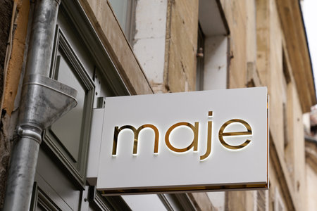 Bordeaux, Aquitaine France - 06 20 2021: Maje logo brand boutique and text sign clothing store French fashion shopのeditorial素材