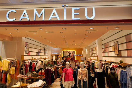 Toulouse, ocitanie France - 06 30 2021: Camaieu logo store brand and text sign in shop fashion for...