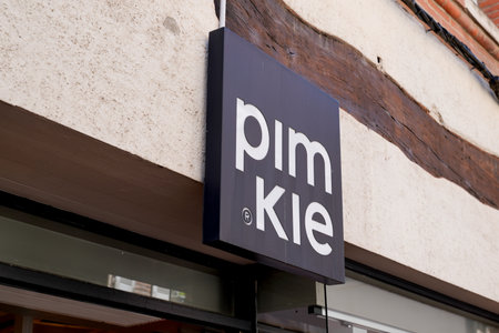 Toulouse, ocitanie France - 06 30 2021: Pimkie logo brand and text sign front of fashion store entrance clothes girls women shopのeditorial素材