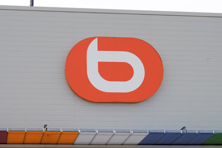 Bordeaux, Aquitaine France - 09 10 2021: Boulanger sign text and logo brand front of specialized shop of electronics technology appliances retail storeのeditorial素材