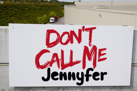 Bordeaux, Aquitaine France - 09 10 2021: jennyfer don't call me logo brand and text sign shop front of clothing store fashion teenager girlsのeditorial素材