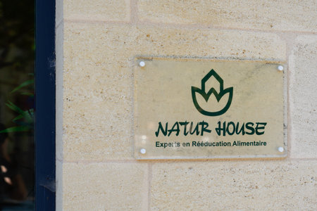 Bordeaux, Aquitaine France - 12 20 2021: Natur House shop sign logo and brand text on entrance store help to acquire healthy lifestyle in natural wayのeditorial素材