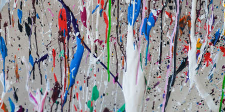 Colorful Dripping Paint art wallpaper painting color background