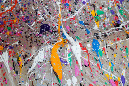 Colorful Dripping Paint art concept wallpaper painting color artistic background