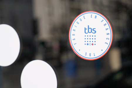 Bordeaux , Aquitaine France - 03 27 2022 : TBS sign logo and text brand front windows facade store fashion clothes boutique entranceのeditorial素材