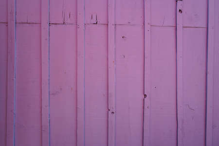 pink violet wooden wall portal used plank wood texture backgroundの写真素材