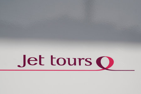 Bordeaux , Aquitaine France - 03 27 2022 : Jet tours text brand and sign logo front facade office on holidays travel agencyのeditorial素材