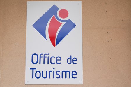 Bordeaux , Aquitaine France - 04 24 2022 : tourist office logo brand label and text sign state guaranteed Tourism Quality Frenchのeditorial素材
