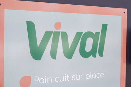 Bordeaux , Aquitaine France - 05 01 2022 : vival city supermarket logo sign and brand text for proximity market store of french townのeditorial素材