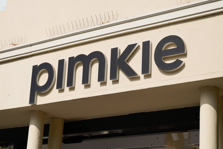 Bordeaux , Aquitaine France - 05 17 2022 : Pimkie logo brand fashion shop and text sign store wall facade boutique French chain provides clothing for womenのeditorial素材