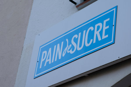 Bordeaux , Aquitaine France - 07 21 2022 : Pain de Sucre boutique brand logo and sign text on wall facade entrance fashion front storeのeditorial素材