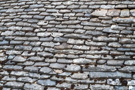 stone tiles from a medieval building for a stone backgroundの写真素材